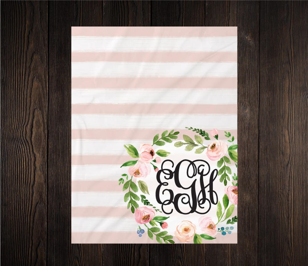Personalized Baby Blanket Personalized Gifts Soft Fleece Minky Baby ...