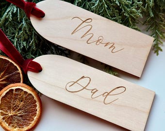 Stocking Name Tags, Personalized Stocking Tags, Christmas Stocking Tags, Personalized Gift Tags, Christmas Decor, CT14