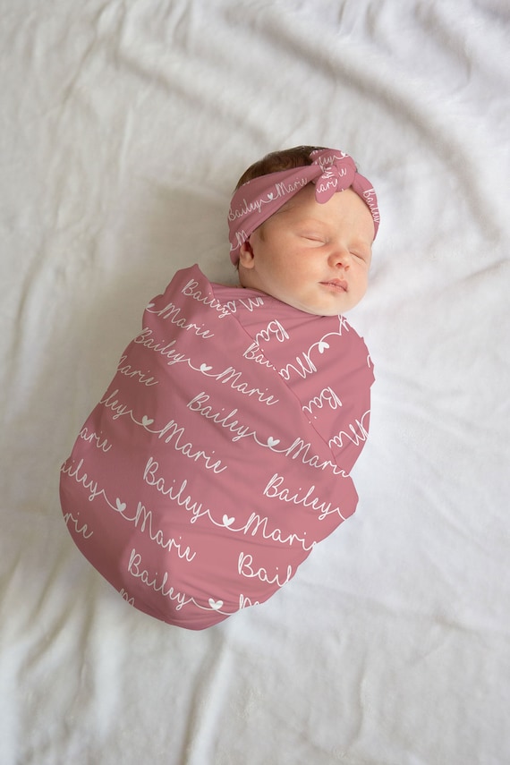 Personalized Baby Name Blanket, Personalized Baby Gift, Custom Coming Home, Gender Neutral Hospital Blanket, Baby Shower Gift, JS05