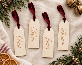 Stocking Name Tags, Personalized Stocking Tags, Christmas Stocking Tags, Personalized Gift Tags, Christmas Decor, CT16