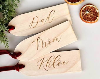 Stocking Name Tags, Personalized Stocking Tags, Christmas Stocking Tags, Personalized Gift Tags, Christmas Decor, CT14