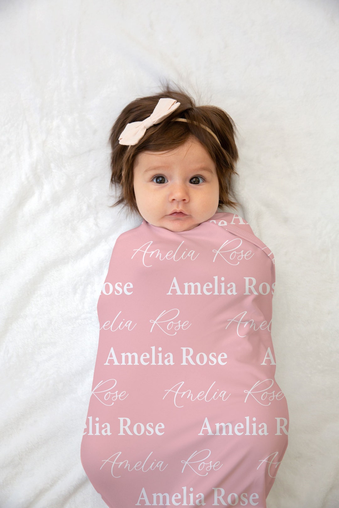 Personalized Baby Name Blanket, Personalized Baby Gift, Custom Coming Home, Gender Neutral
