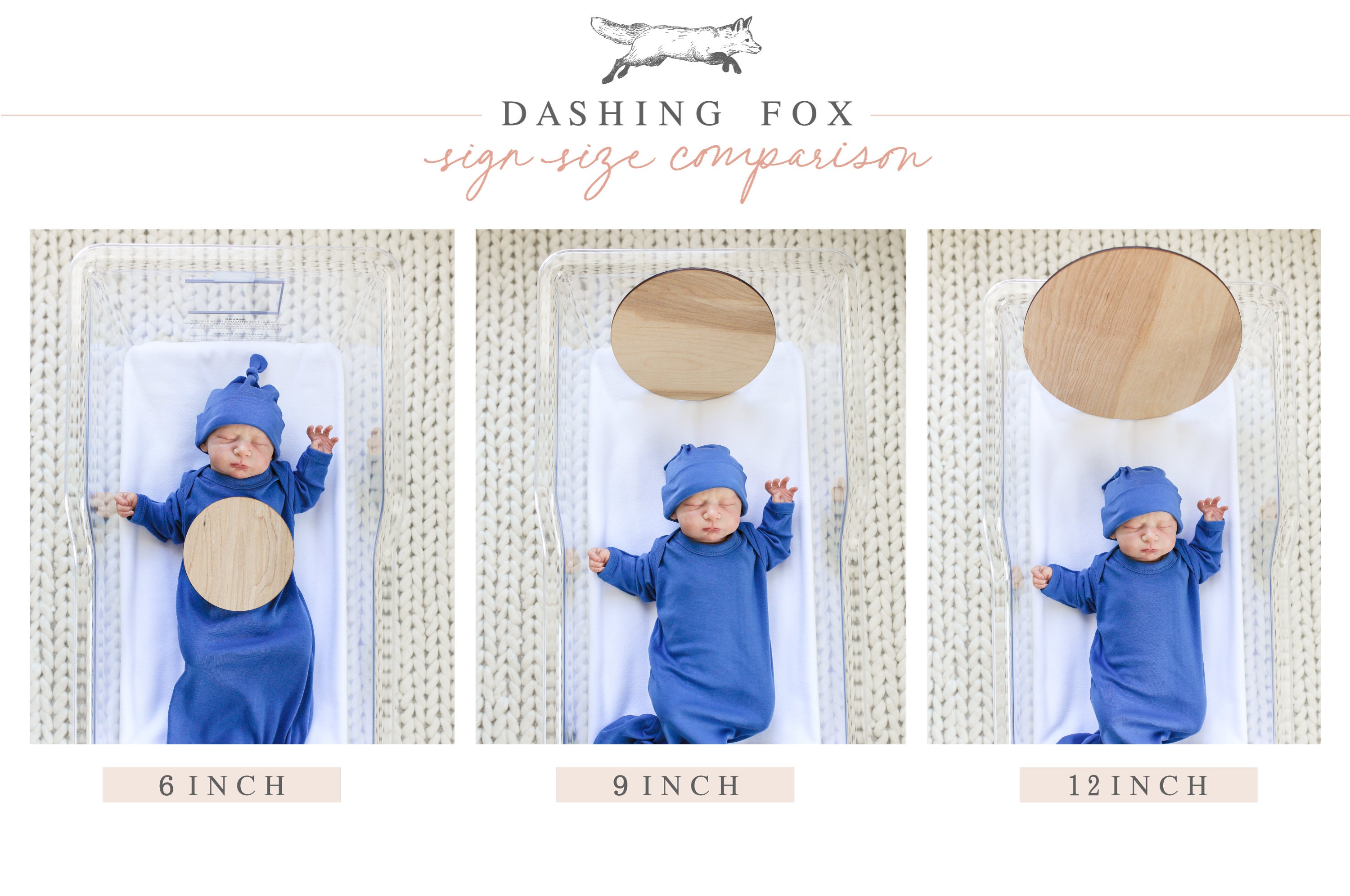 Birth Stats Round Wood Baby Name Sign Wooden Personalized Baby Name ...