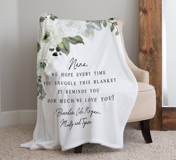 Mom Blanket Mom Gift Christmas Gift for Mom Personalized Mom Blanket  personalized Blanket gifts for Grandma Blanket Grandma Gift 