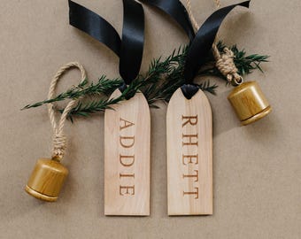 Naamkaartjes kous, gepersonaliseerde koustags, kerstsokkentags, gepersonaliseerde cadeaukaartjes, kerstdecor, CT05