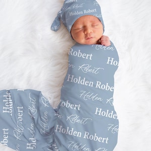 Personalized Baby Name Blanket, Personalized Baby Gift, Custom Coming Home, Gender Neutral Hospital Blanket, Baby Shower Gift, JS01