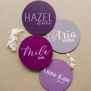 Personalized Wooden Name Sign – Custom Baby Name Sign, Nursery Decor, Newborn Keepsake, Baby Shower Gift, Custom Nursery Sign Decor