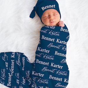 Personalized Baby Swaddle Blanket - JS01