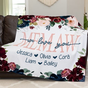 Mothers Day Gift Personalized , Grandparents Mothers Day Gift From Grandkids, Mom Present, Grandma Gift For Christmas