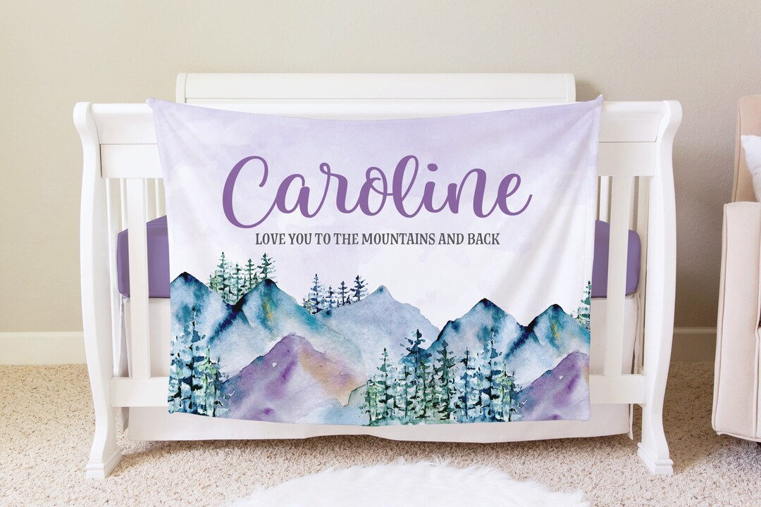 Between the Mountains Baby Blanket 30