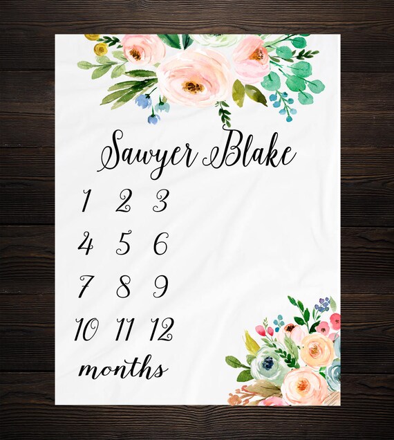 Watch me grow blanket sale