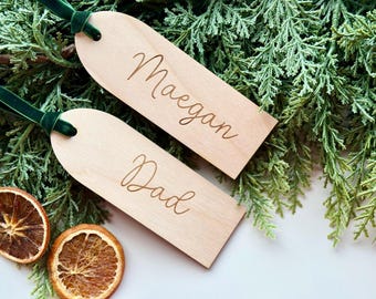 Stocking Name Tags, Personalized Stocking Tags, Christmas Stocking Tags, Personalized Gift Tags, Christmas Decor, CT14