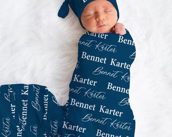 Personalized Baby Name Blanket, Personalized Baby Gift, Custom Coming Home, Gender Neutral Hospital Blanket, Baby Shower Gift, JS10