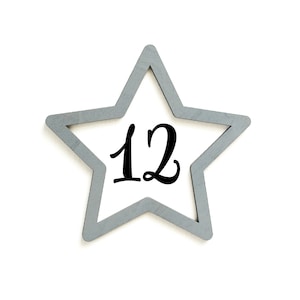 Wood Star Marker, Milestone Blanket Marker, Month Marker, Baby Shower Gift, Photo Prop, Keepsake