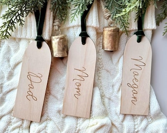 Stocking Name Tags, Personalized Stocking Tags, Christmas Stocking Tags, Personalized Gift Tags, Christmas Decor, CT14