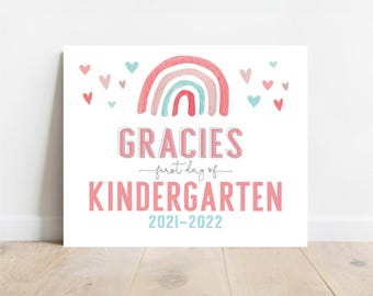 First Day Of School Sign, Back to School Sign, Personalizable School Sign, School Photo Prop, School Sign For Kids, Last Day Of