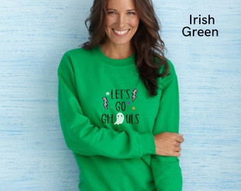 Let's Go Ghouls Sweatshirt Irish Green