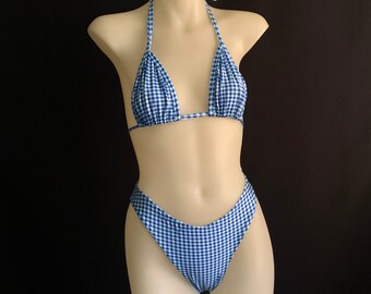 electric blue bathing suit