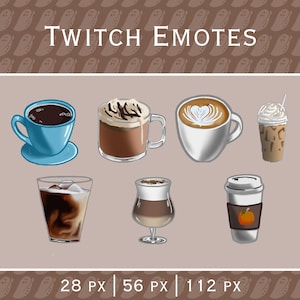 Emotes de café Twitch