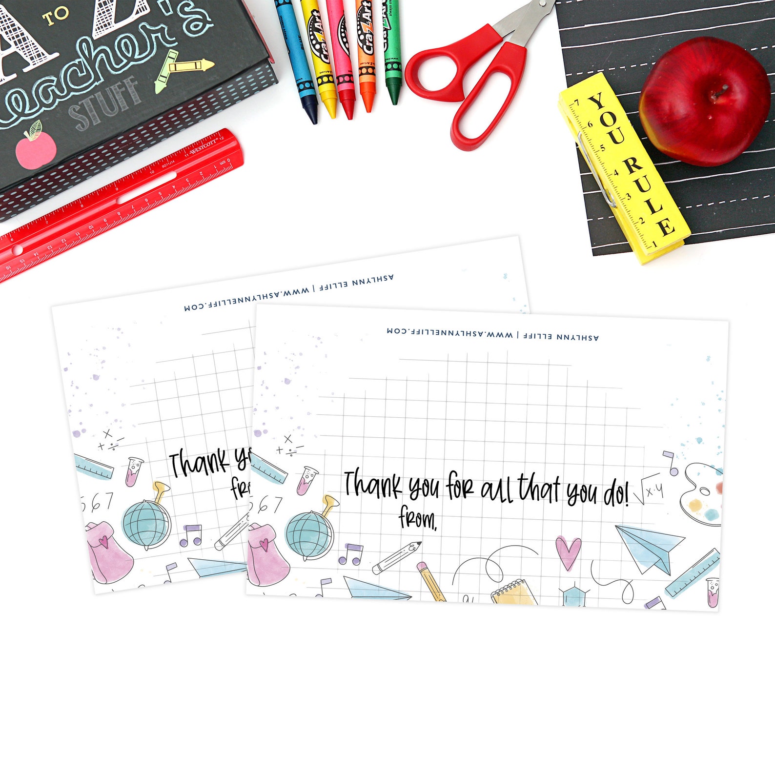Printable Graph Thank You Goodie Bag Topper Instant Download - Etsy
