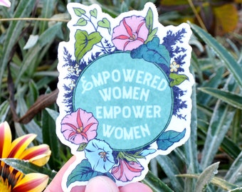 Feministische Aufkleber, Empowered Women Empower Women, Feminismus Aufkleber, Auto Aufkleber, Laptop Aufkleber