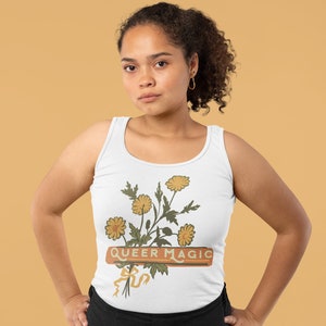 Queer Shirt: Queer Magic, lgbtq pride, queer pride tank top