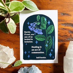 Impresión feminista: bell hooks, La sanación es un acto de comunión