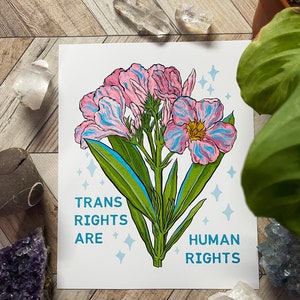 Queer Art: Trans Rights Are Human Rights, genderfluid image 1