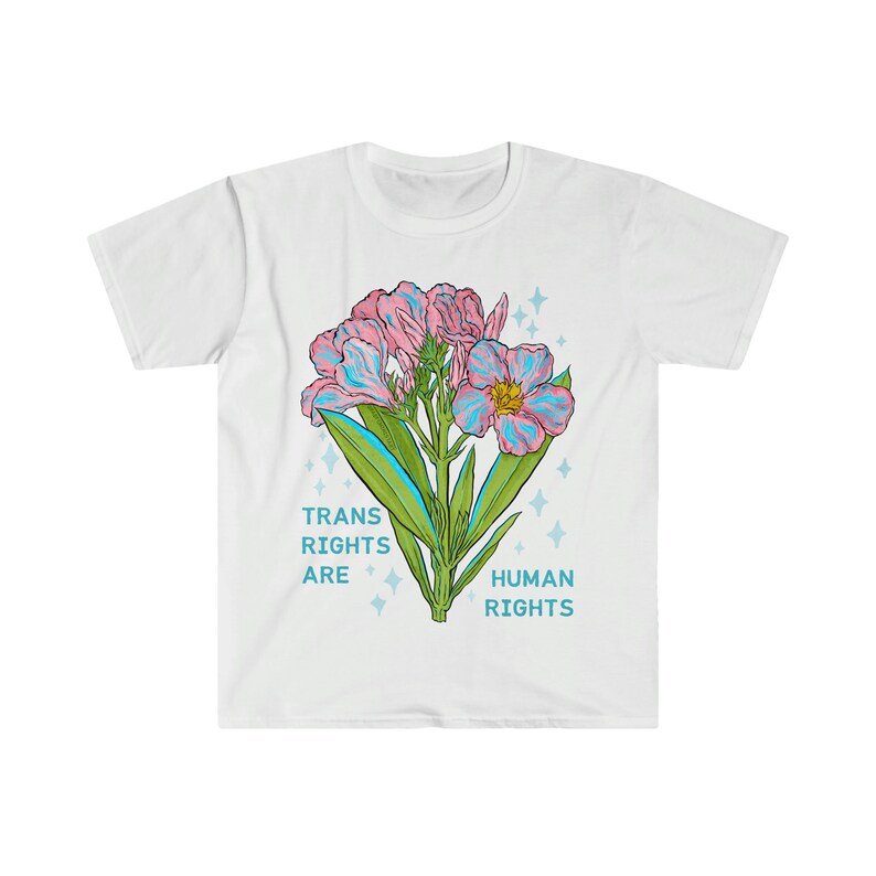 Camiseta trans: Los derechos trans son derechos humanos, transgénero imagen 3