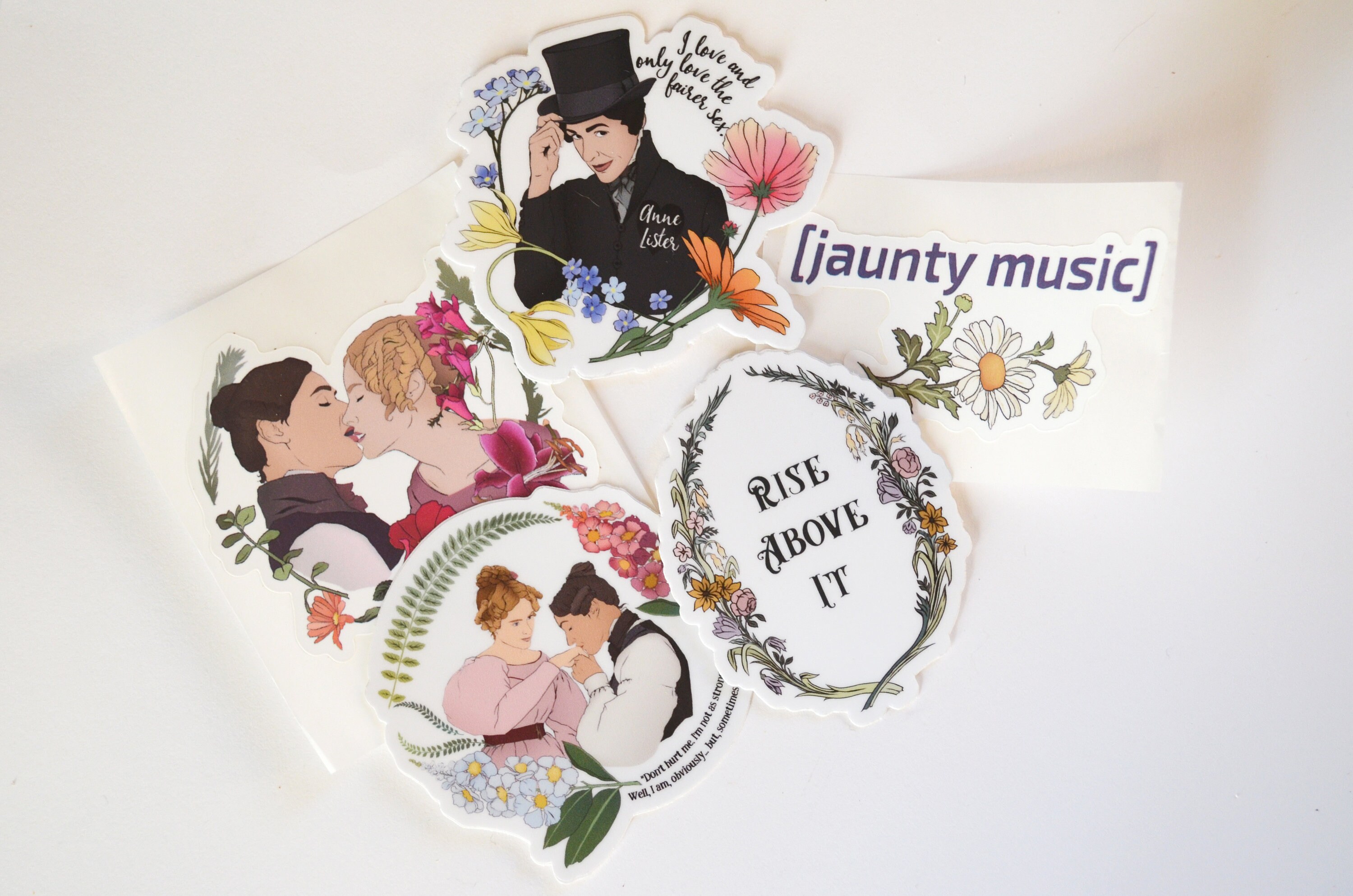 Anne Lister and Ann Walker: Anne Lister Sticker, Lgbtq Sticker - Etsy