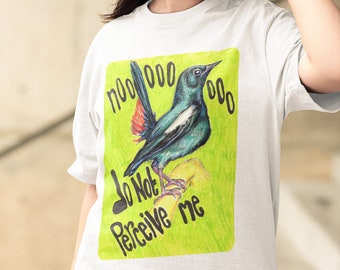 Feminism Shirt: No Do Not Perceive Me, anxiety artwork