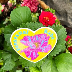 lgbtq stickers: pansexual babe, pansexual image 8