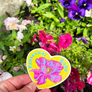 lgbtq stickers: pansexual babe, pansexual image 2