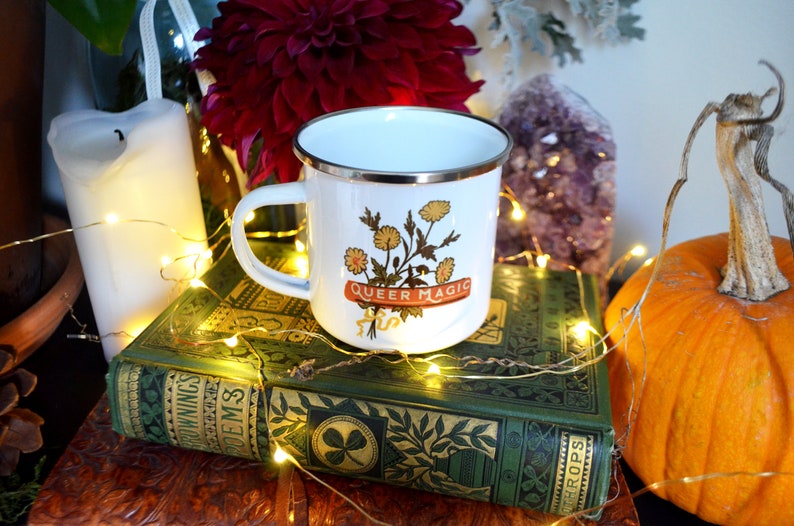 Queer Magic: Enamel Mug, Queer Pride image 4