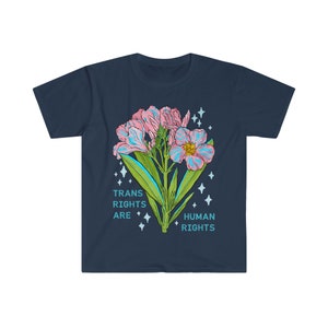 Camiseta trans: Los derechos trans son derechos humanos, transgénero imagen 7