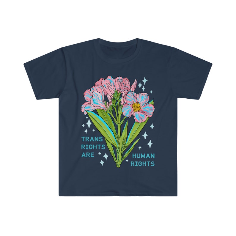 Camiseta trans: Los derechos trans son derechos humanos, transgénero imagen 7