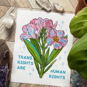 Queer Art: Trans Rights Are Human Rights, genderfluid image 3