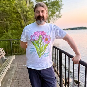Camiseta trans: Los derechos trans son derechos humanos, transgénero imagen 2