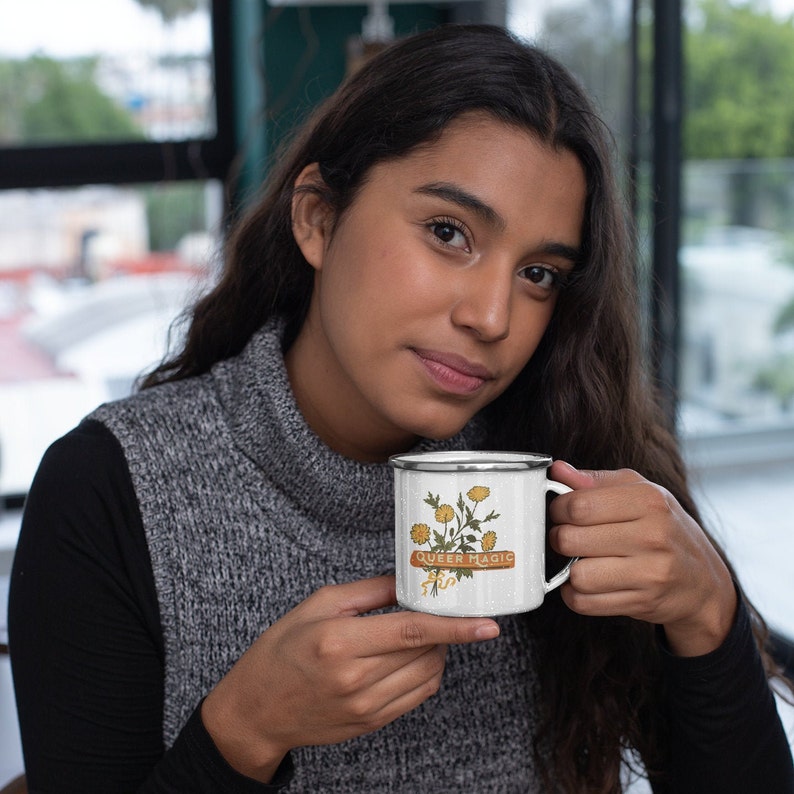 Queer Magic: Enamel Mug, Queer Pride image 5