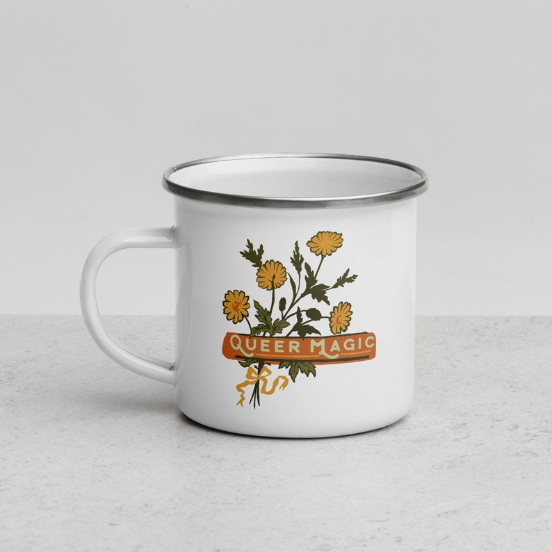 Queer Magic: Enamel Mug, Queer Pride image 7