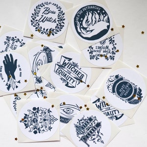 Feminist Sticker Set: Feminist Witch