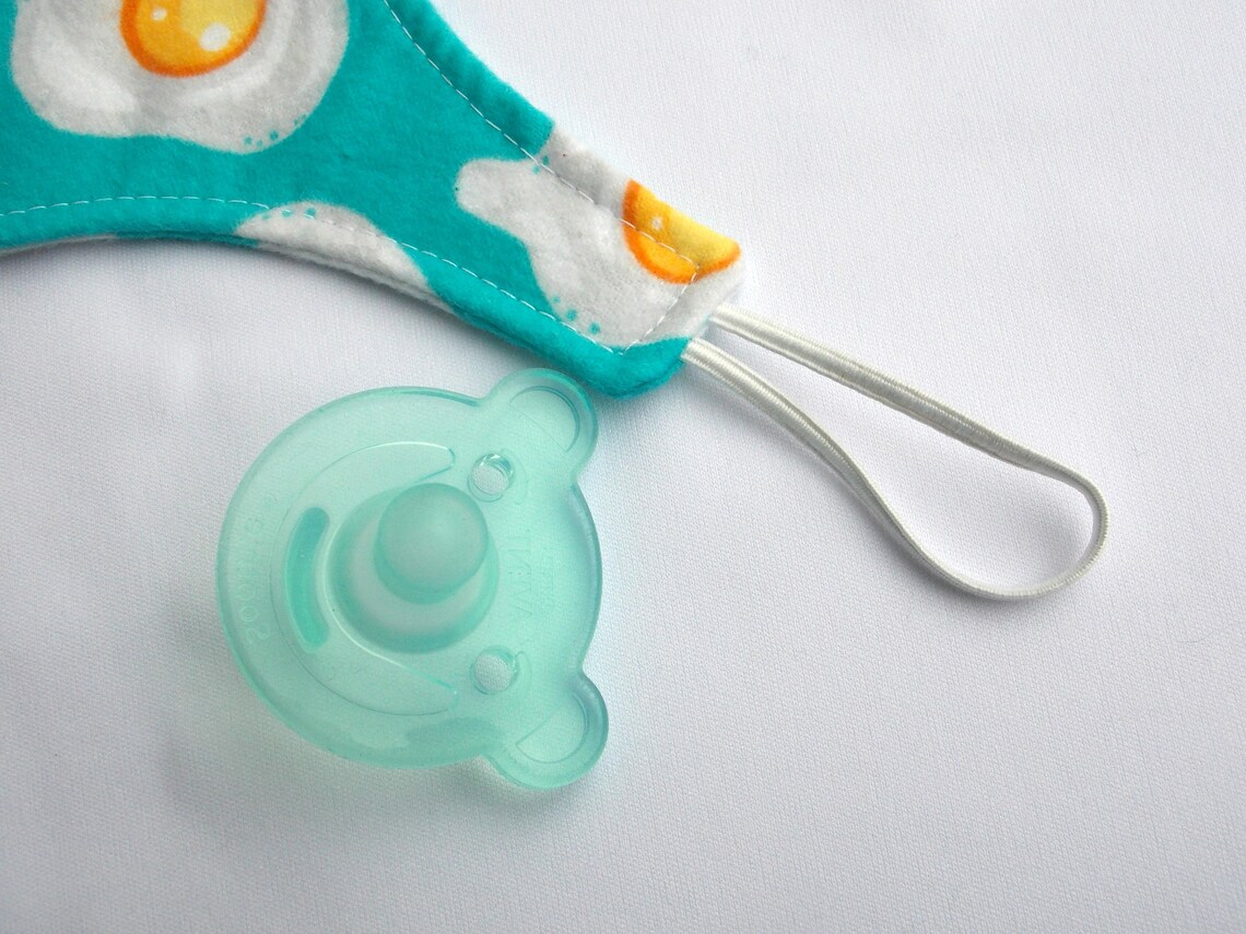 Pacifier Bib Gumdrops Pacifier Bib Pacifier Bib Holder Baby Etsy