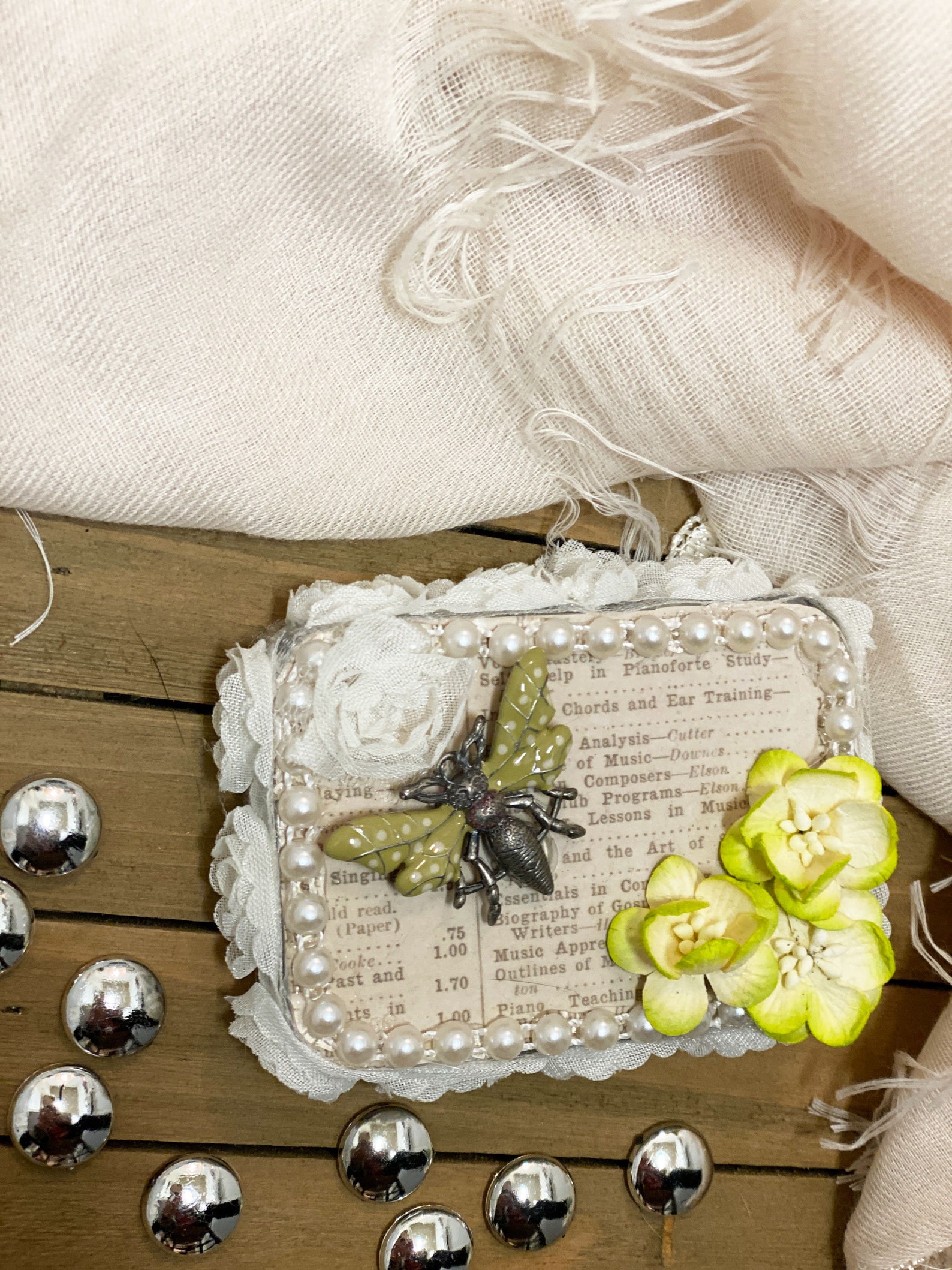 Gift For Her Tin Anniversary Gift Tin Decoupage Box Etsy