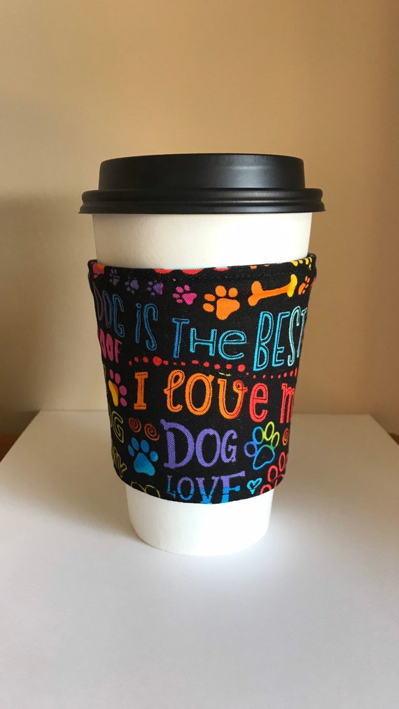 Take Out Cup Cozy Dog Lover Present
