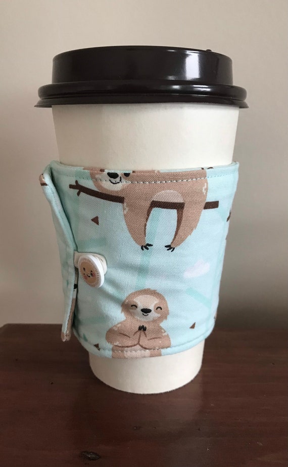 Take Out Cup Cozy, Sloth Gift
