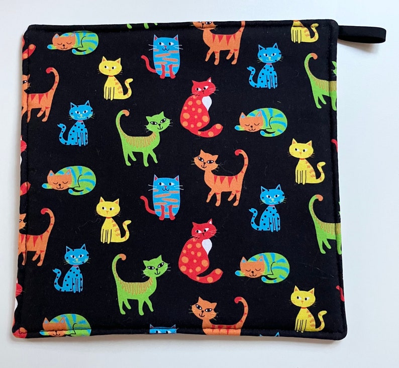 2 Maniques En Coton Avec Silicone Antidérapant BONTHEE - 25x17cm, Résiste à 260°C, Lavable