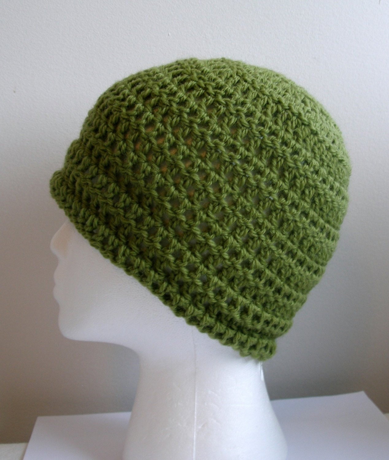 lime green bobble hat