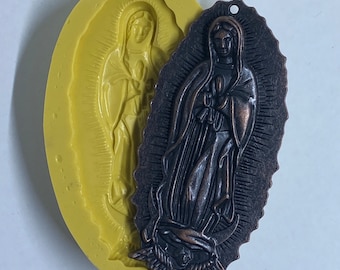 VIRGIN GUADALUPE Pendant Flexible Mold