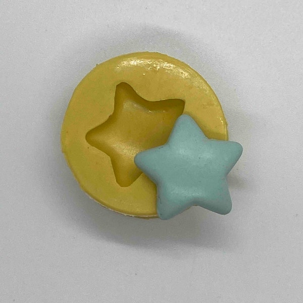 KAWAII STAR Flexible Silicone Mold 22mm diameter