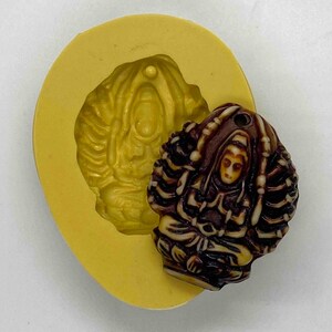 QUAN YIN, A Thousand Arms Charm Flexible Mold